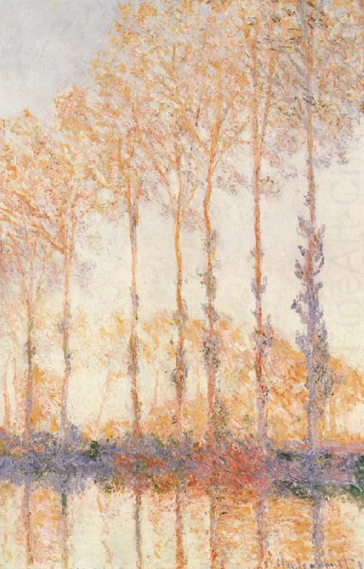 Peupliers an Bourd de l-Epte, Claude Monet
